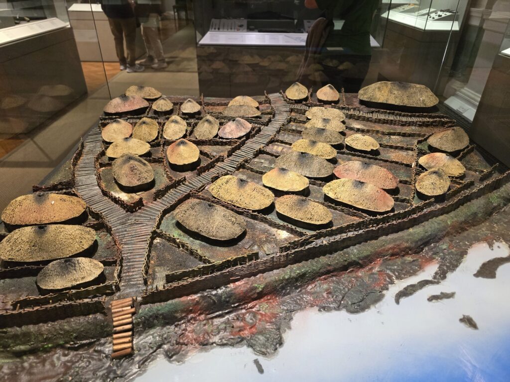 Model of a Viking settlement