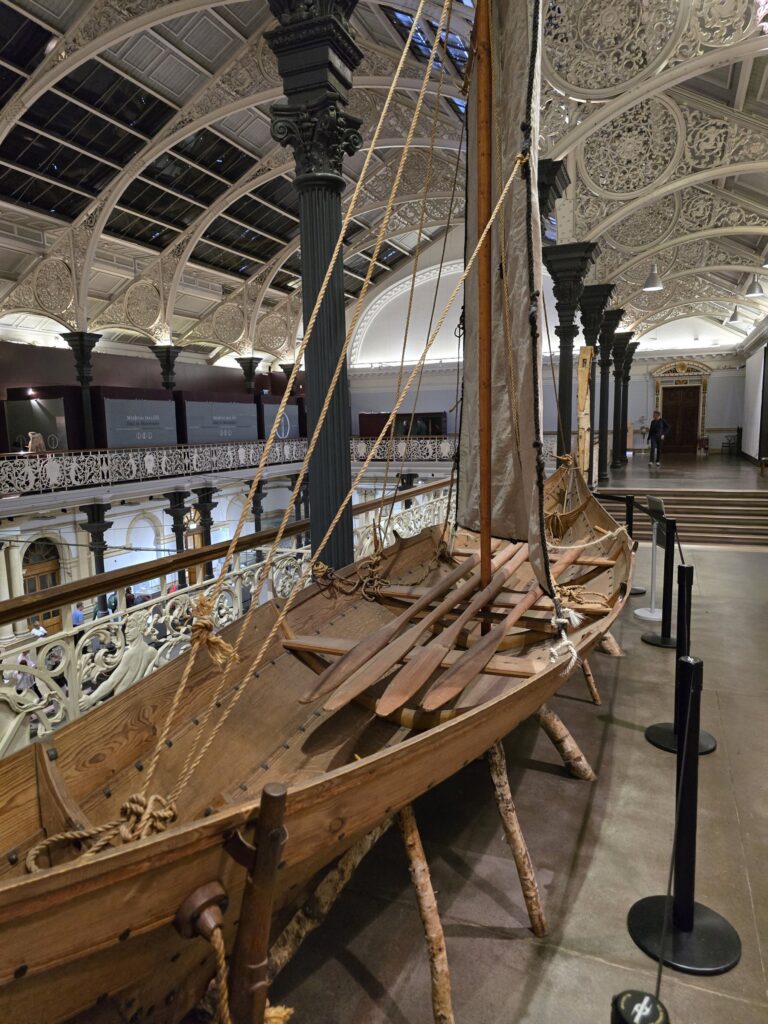 The ship under the cast-iron galleries