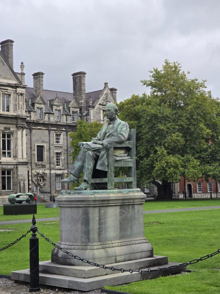 Statue of the historian W. E. H. Lecky