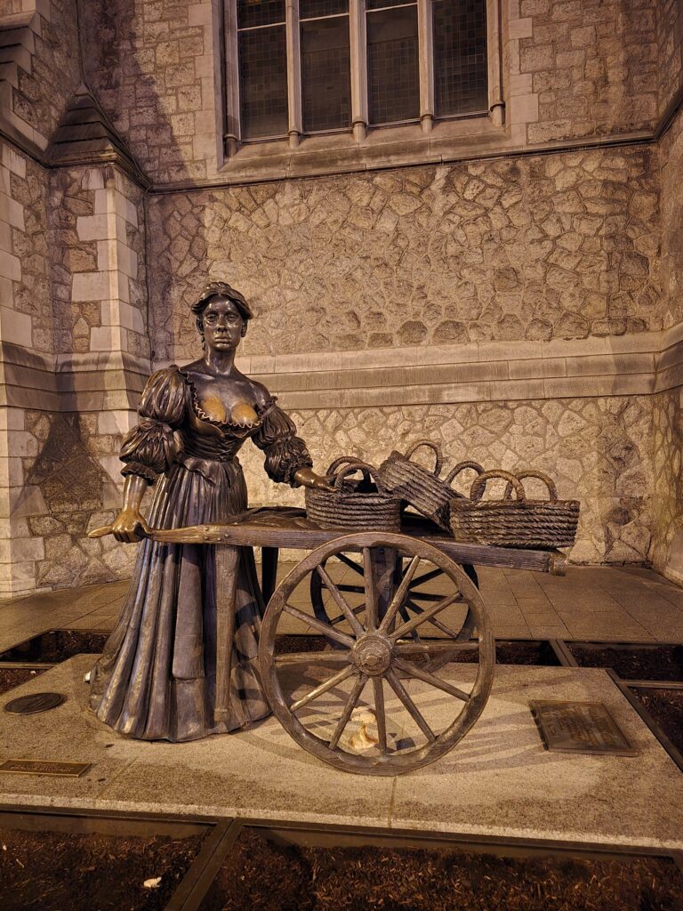 The Molly Malone statue