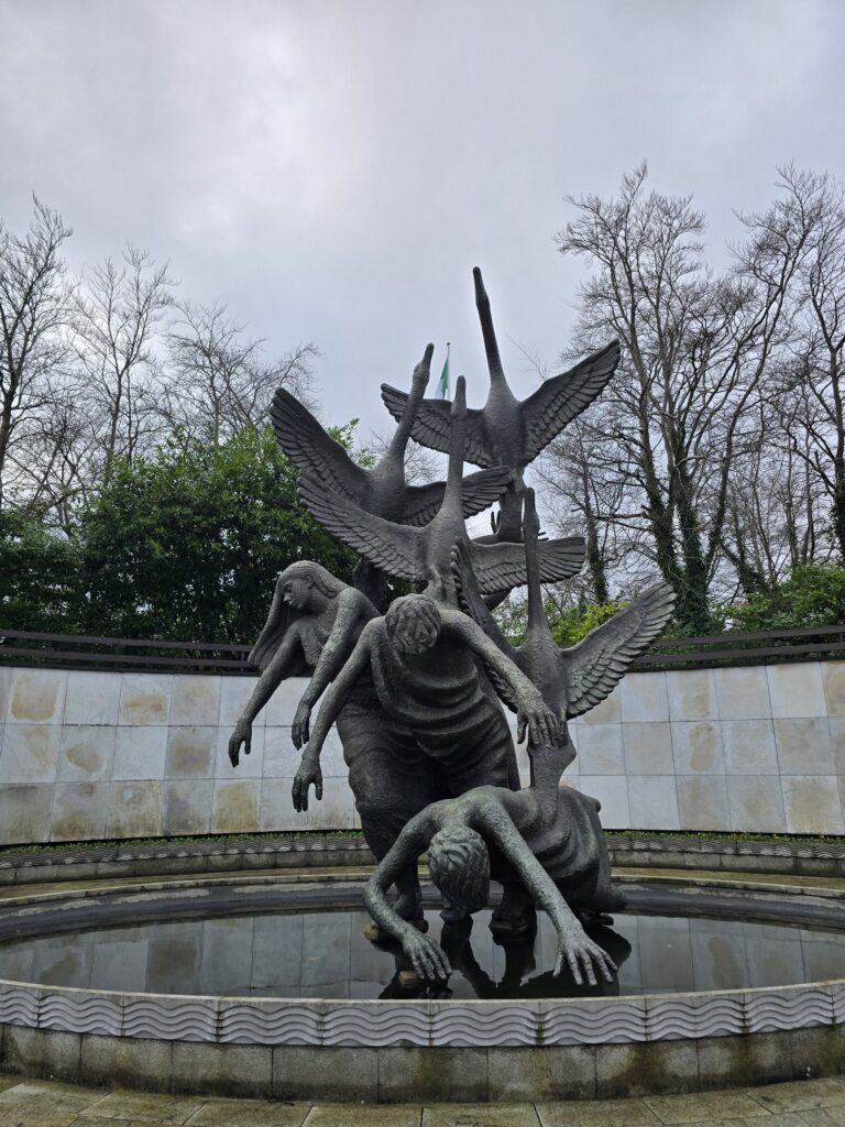 The Children of Lir in the Garden of Remembrance